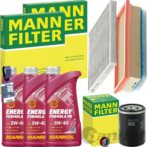 Mann inspektionspaket mannol - mann, inspektionspaket+mannol