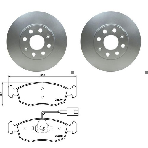 Hella bremsscheiben beläge - hella, +